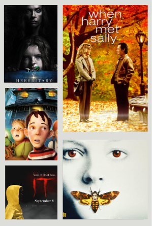 Top 5 Movie Recommendations for October